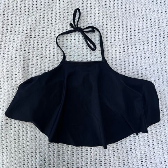 Old Navy Black  Bikini Swimsuit Swim New Top Onlу - Picture 1 of 3